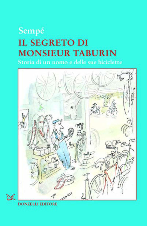 Monsieur Taburin nella sua officina di biciclette