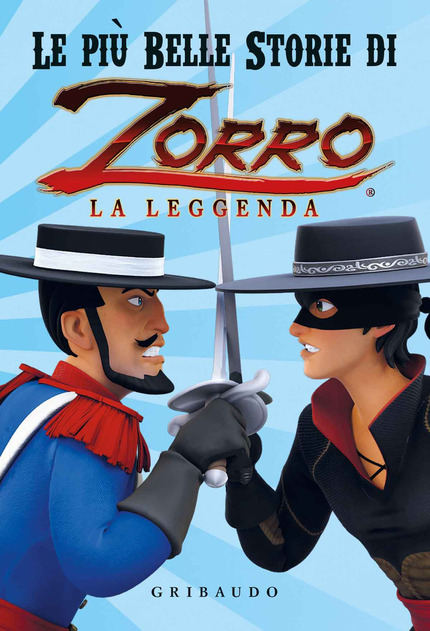 Zorro che combatte contro un gendarme con la spada