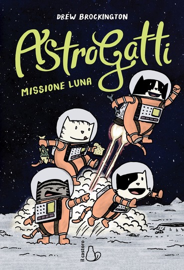 gatti astronauti sulla luna