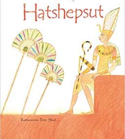 Il faraone Hatshepsut seduto 