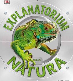 Titolo in verde e al centro una grande iguana 